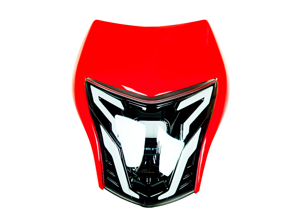 MASCARA LED ROJO COMPATIBLE CON XR
