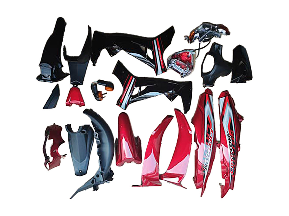KIT PLASTICO CRYPTON ROJO
