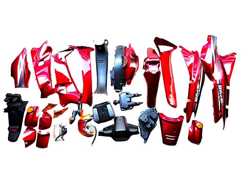 KIT PLASTICO ROJO WAVE P/ FRENO DISCO