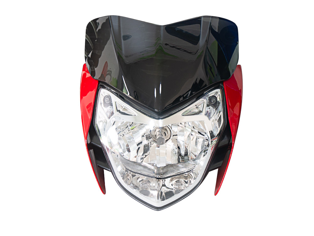 MASCARA C/FARO DELANT PLSR135 - ROJO