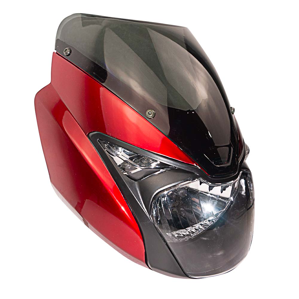 MASCARA C/FARO DELANT PLSR180 - ROJO
