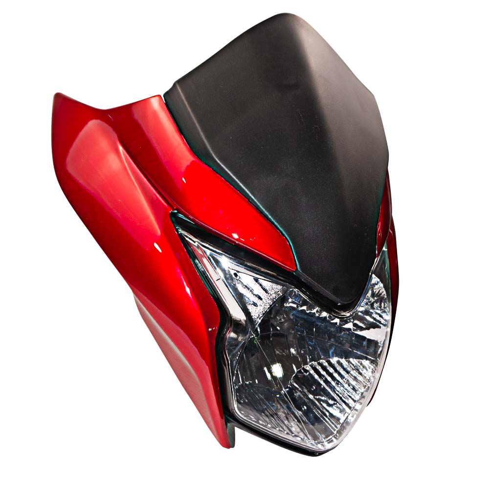 MASCARA C/FARO DELANT CB110 - ROJO