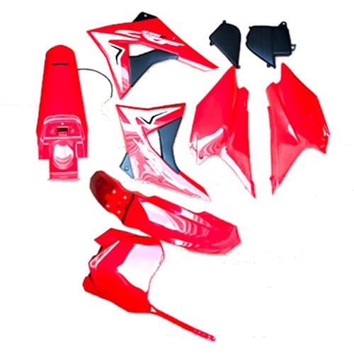 KIT DE PLASTICOS ROJO CRF230-2019