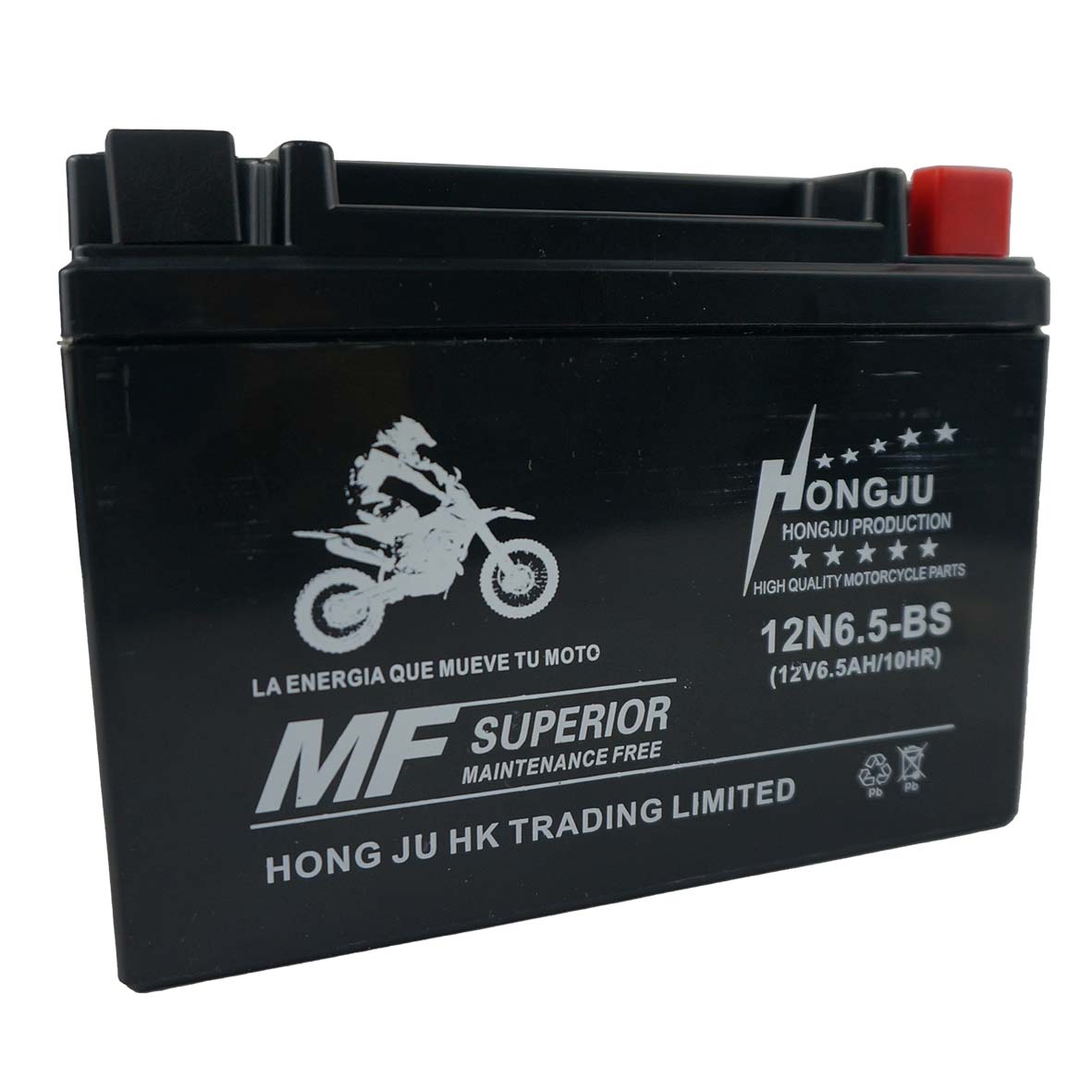 BATERIA SECA NEGRA 12N6.5-BS