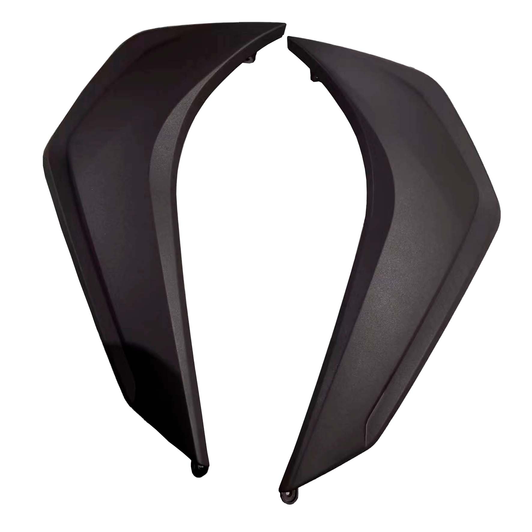 ALERON NEGRO MATE WAVE S