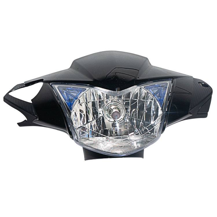 MASCARA C/FARO DELANT. F/DISCO WAVE S - NEGRO