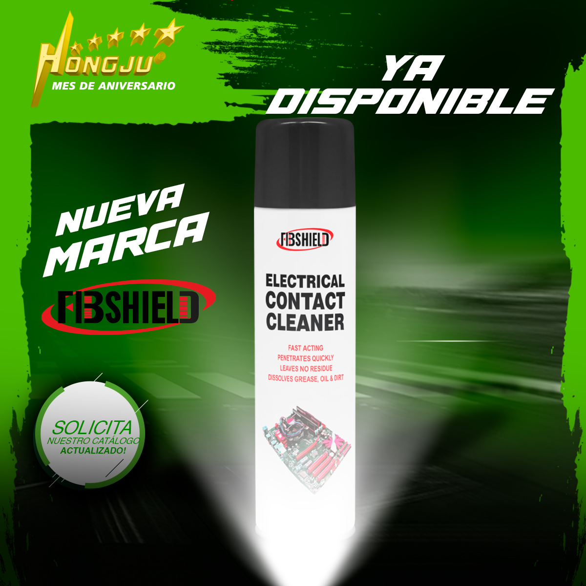 SPRAY LIMPIADOR DE CONTACTOS ELÉCTRICOS 650ML (ELECTRICAL CONTACT CLEANER)