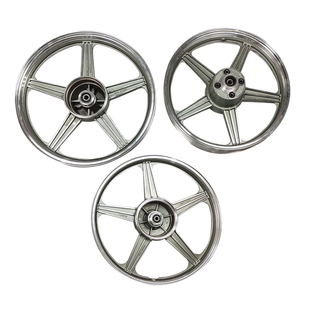 JUEGO DE ARO SOLOS - AROS DELANT. 1.6X18 / POST. 2.15*18 ESTRELLA VERDE MTK ZS/H ULTRA