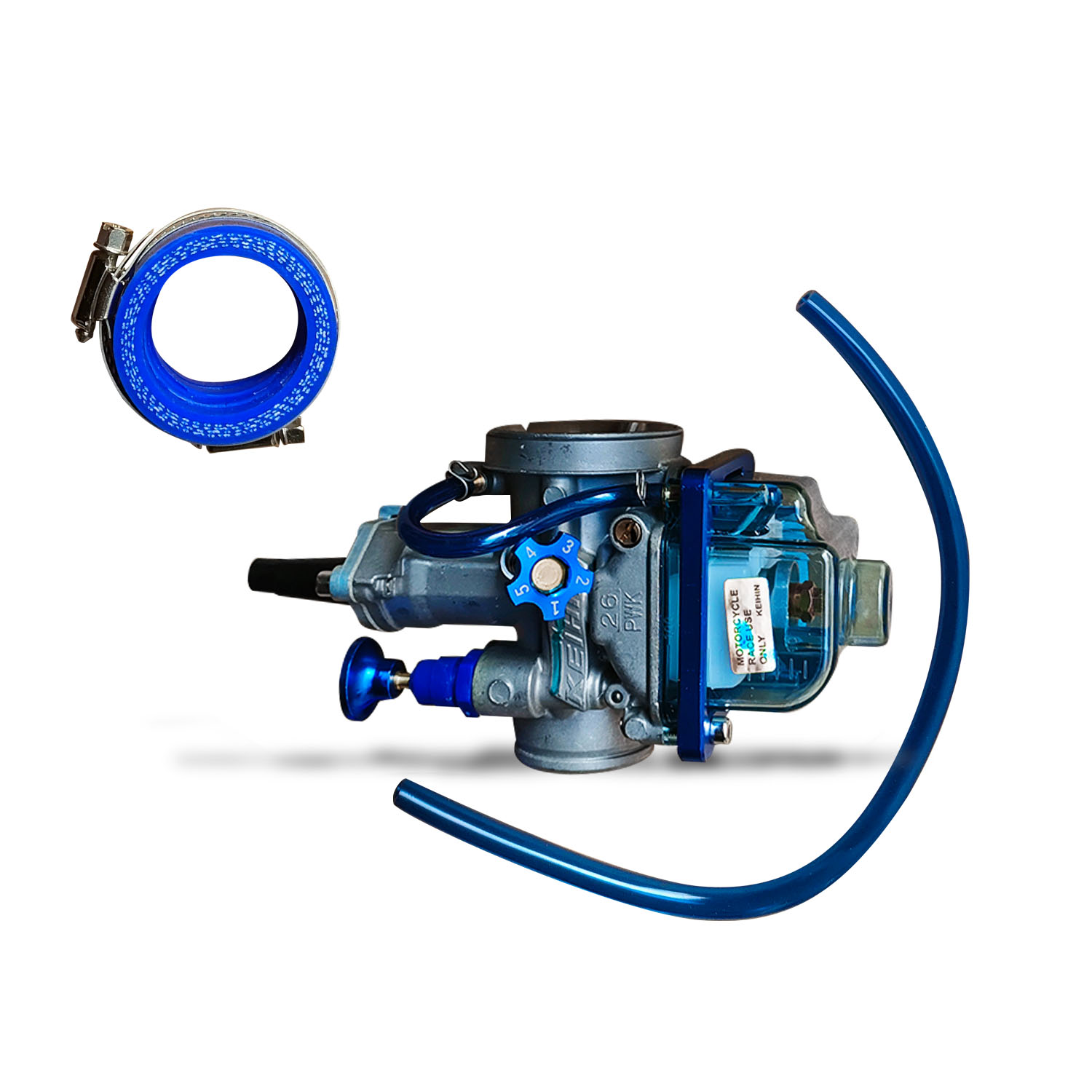 CARBURADOR RACING 125CC TRANSPARENTE PWK26
