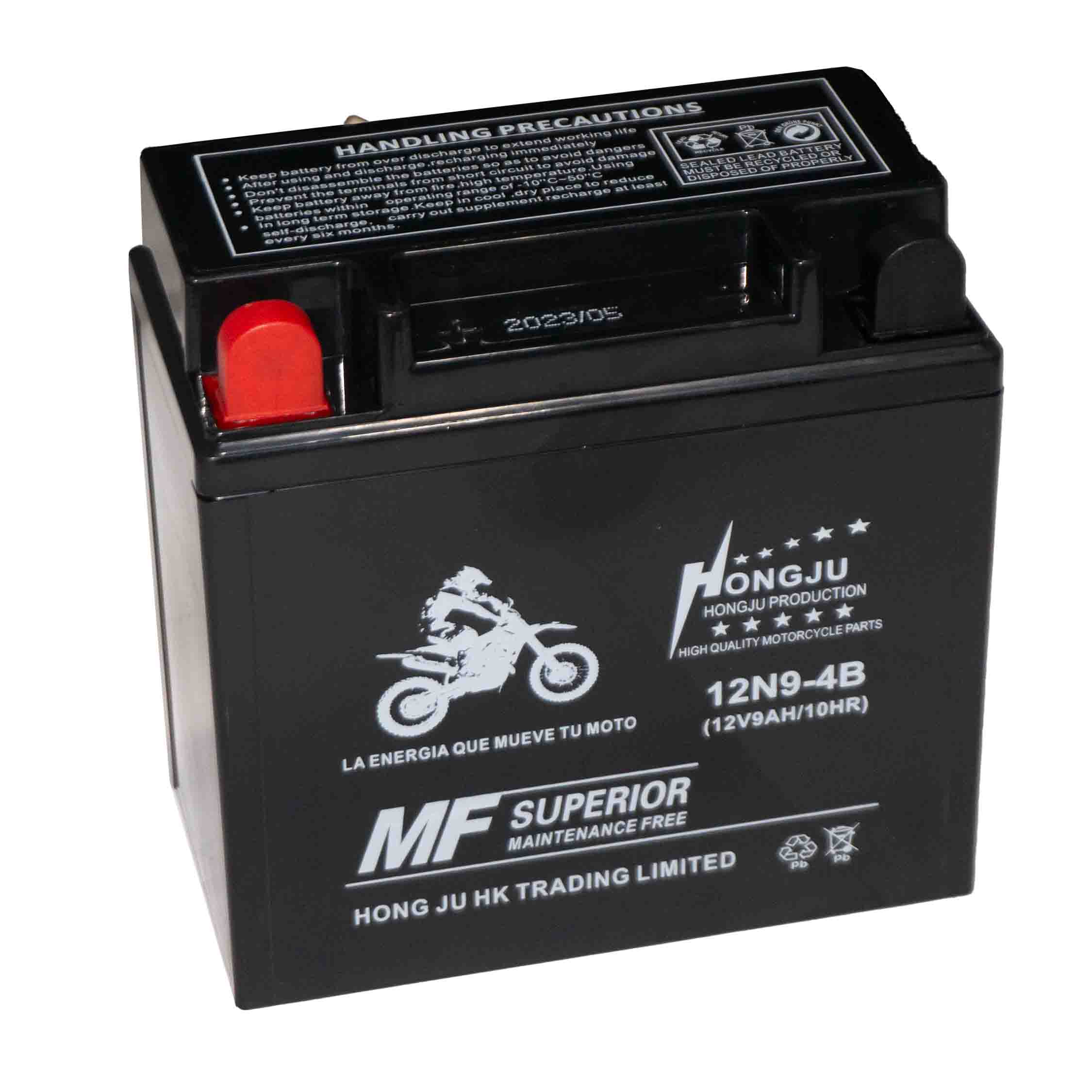 BATERIA SECA NEGRA 12N9-4B