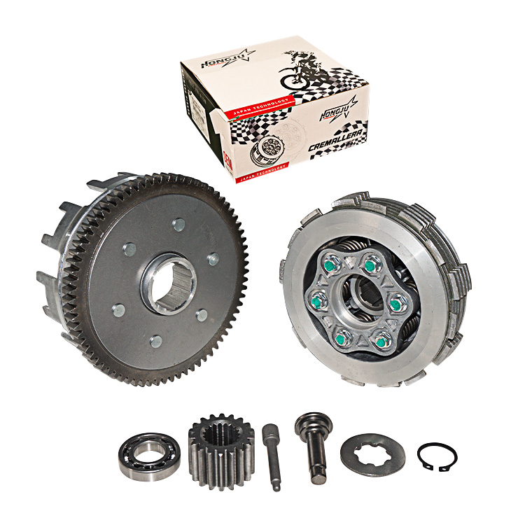 CREMALLERA COMPLETA 6/6 73T PIN GRUESO RODAJE GRANDE 16003 / PIÑON LLORON 18T CG150