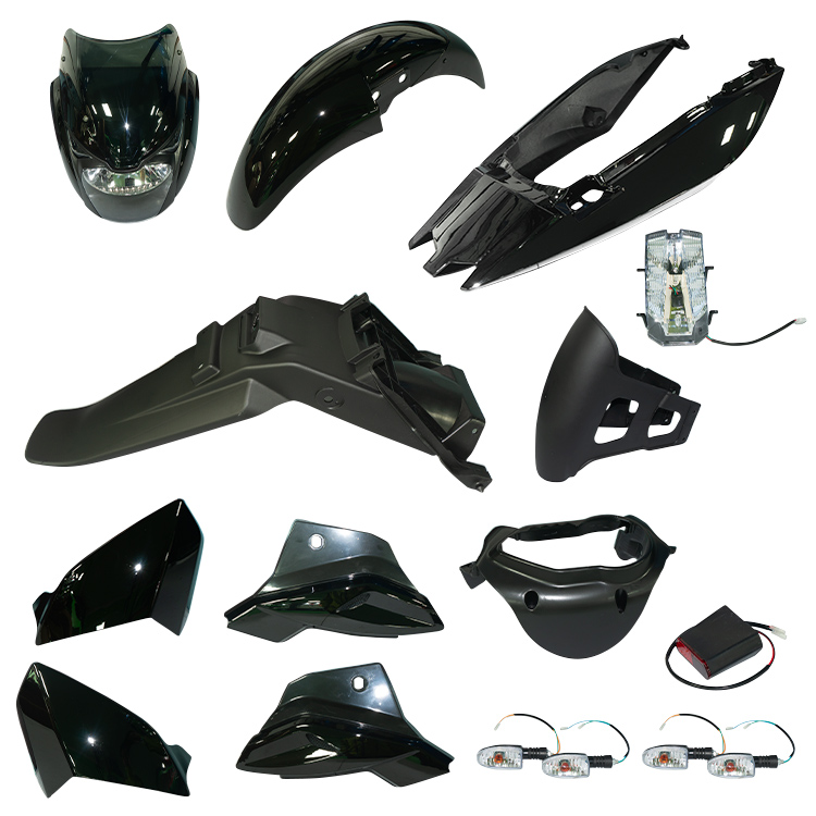 KIT PLASTICOS PULSAR180 COMPLETO NEGRO - KIT