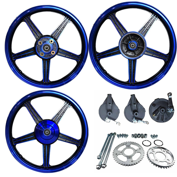 KIT DE AROS BUJES DE FIERRO AZUL (TOPE)