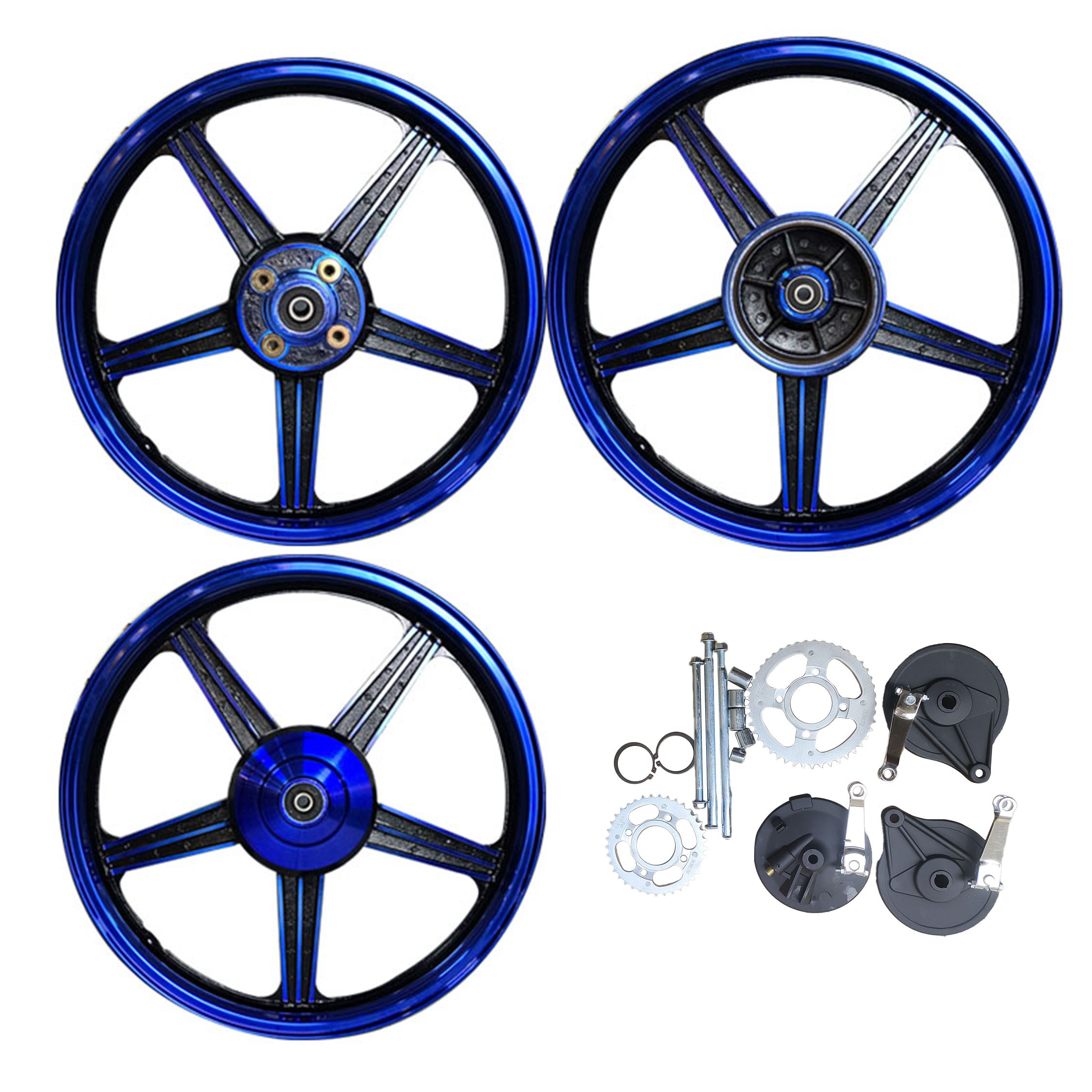 KIT DE AROS BUJES DE FIERRO AZUL (VARILLA)