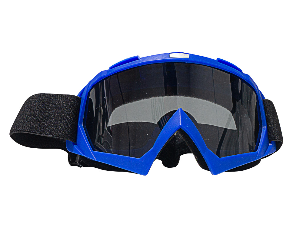 LENTES AZUL MICA ESPEJO DE MOTOCICLISTA UNIVERSAL