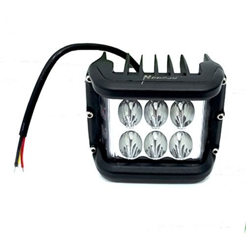 FOCO LED LA LUZ DE TRABAJO PARPADEA EN TRES LADOS 12V-80V/18W L:9.5CM