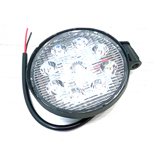 FOCO LED LUZ DE TRABAJO REDONDA DE 27W 12V-80V/27W