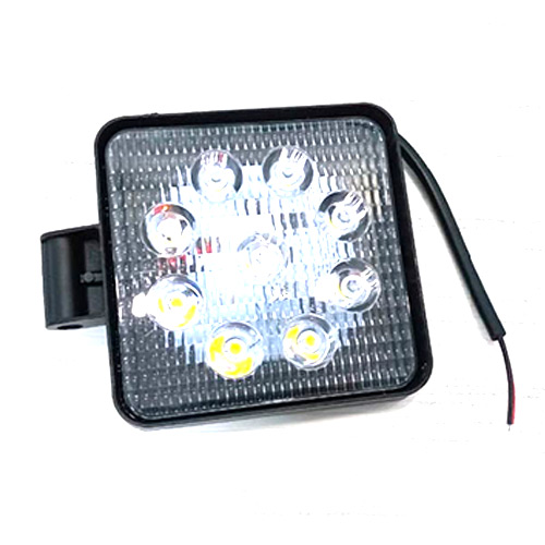 FOCO LED LUZ DE TRABAJO CUADRADA 27W 12V-80V/27W EXPLORADORA 
