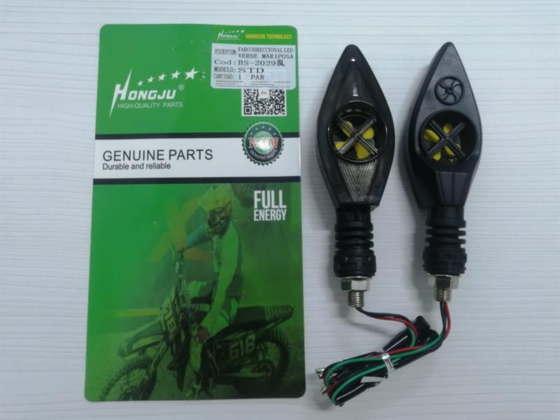 FARO DIRECCIONAL FLEXIBLE LED VERDE MARIPOSA BLANCO STD