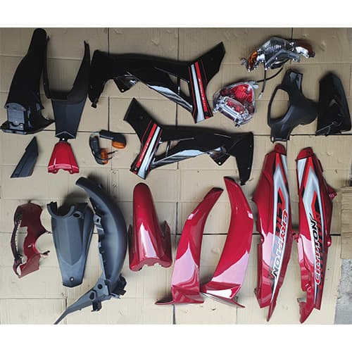 KIT DE PLASTICO ROJO CRYPTON