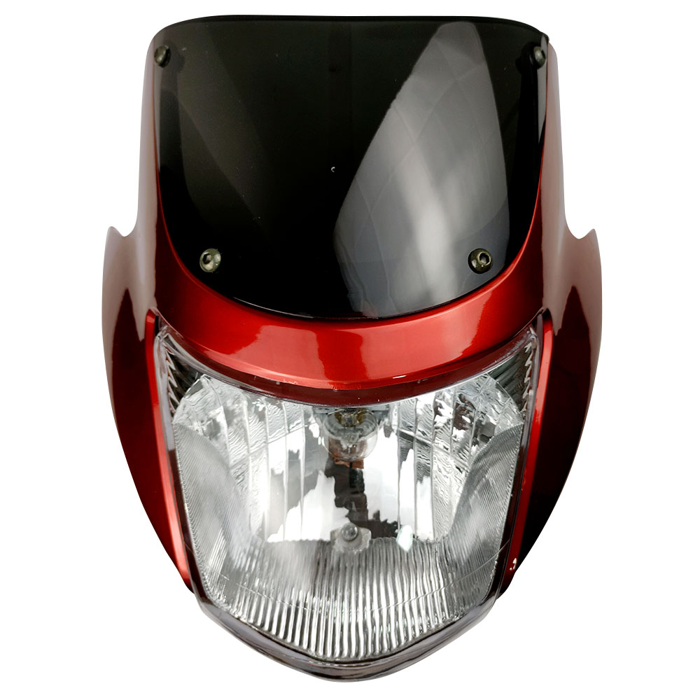 MASCARA C/FARO DELANT STORM125 - ROJO